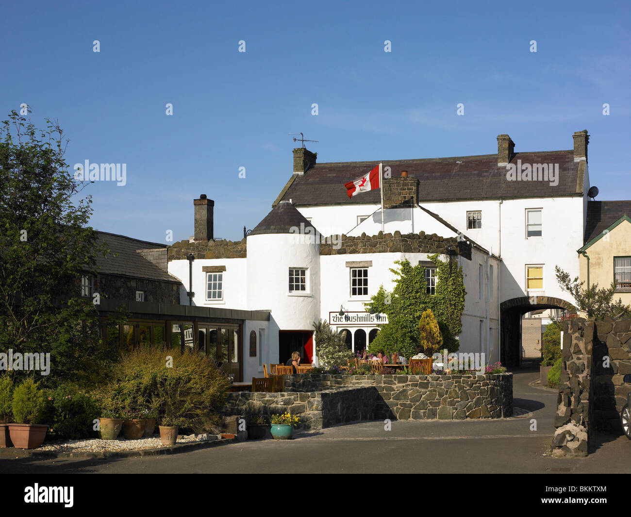 Le Bushmills Inn à Bushmills, Co Antrim. Banque D'Images