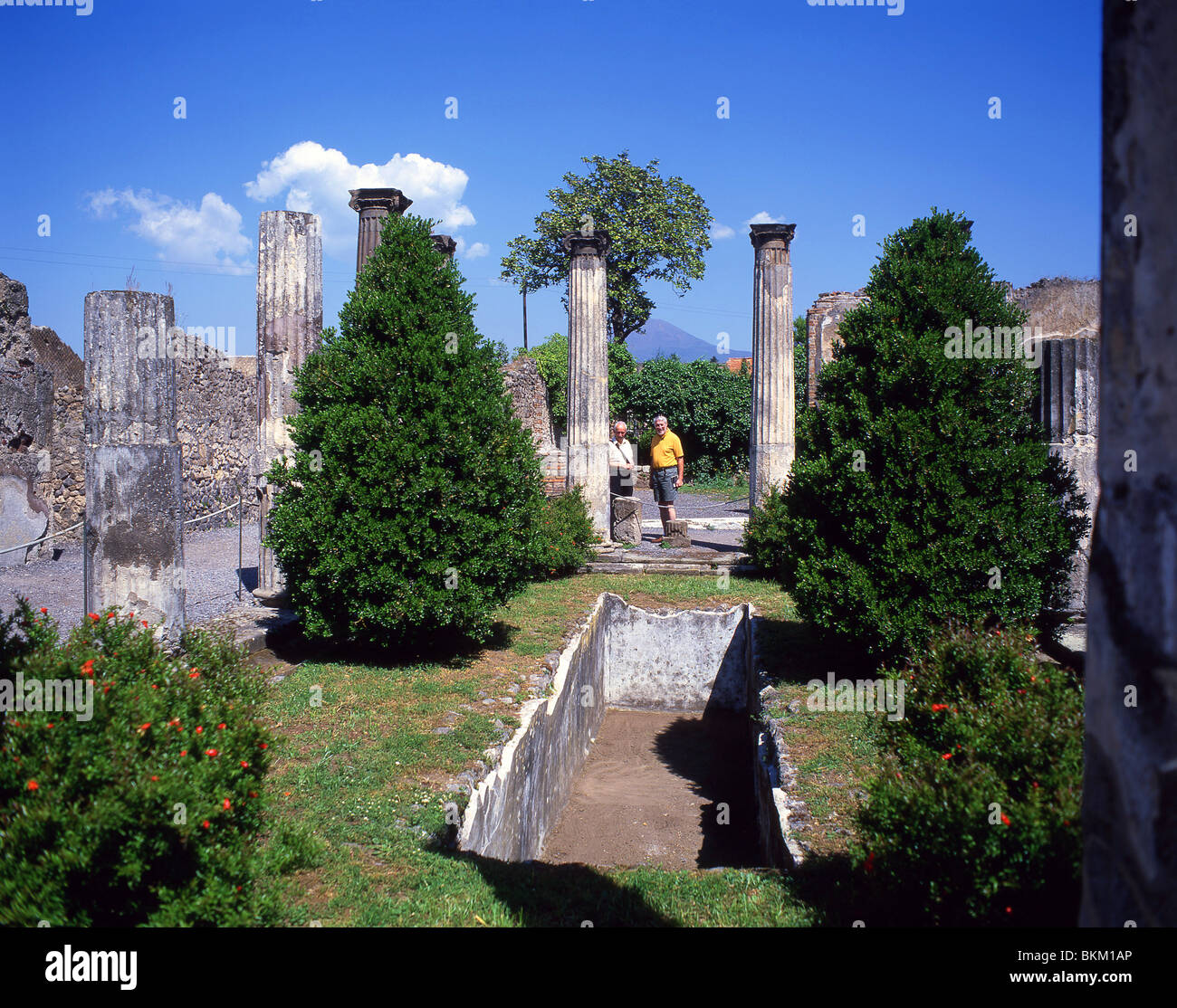 Terme del Foro, ancienne ville de Pompéi, Pompéi, ville métropolitaine de Naples, région de Campanie, Italie Banque D'Images