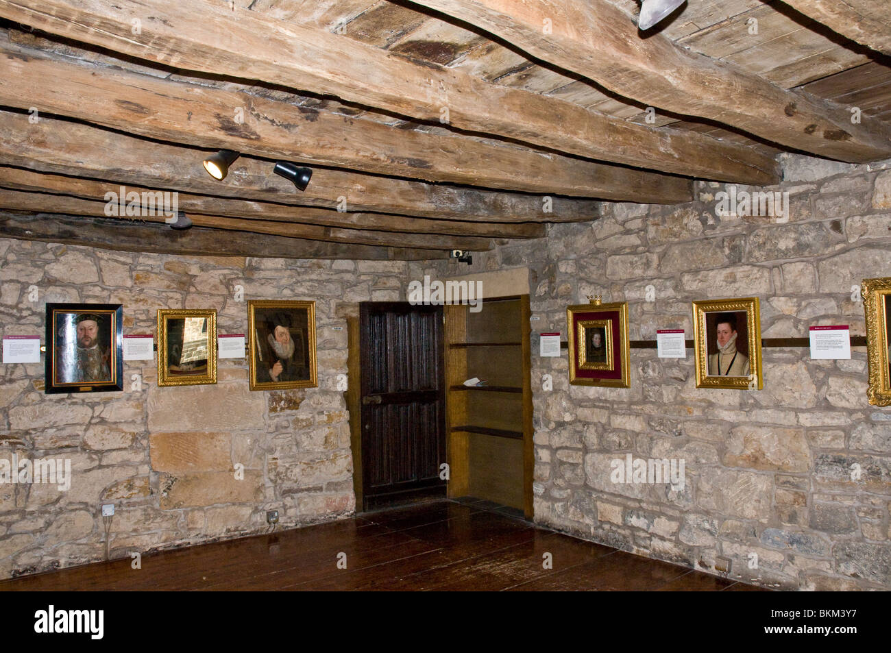 La Seigneurie de Provan intérieur plus ancienne maison de Glasgow Ville de Glasgow en Écosse Banque D'Images