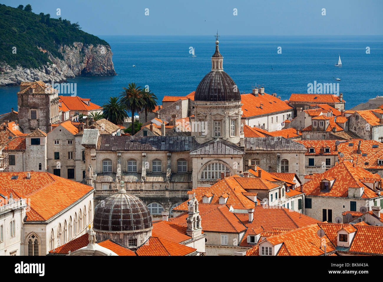 Cathédrale de l'Assomption, Dubrovnik, Croatie Banque D'Images