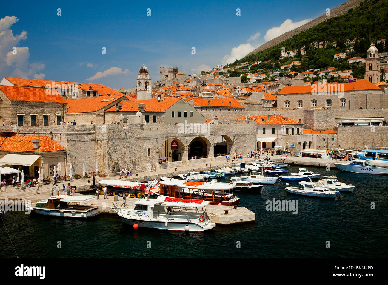 Centre historique de Dubrovnik, Croatie Banque D'Images
