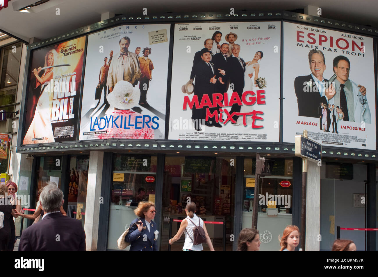 Cinéma français théâtres, Front, Affiches de la rue Movie Vintage