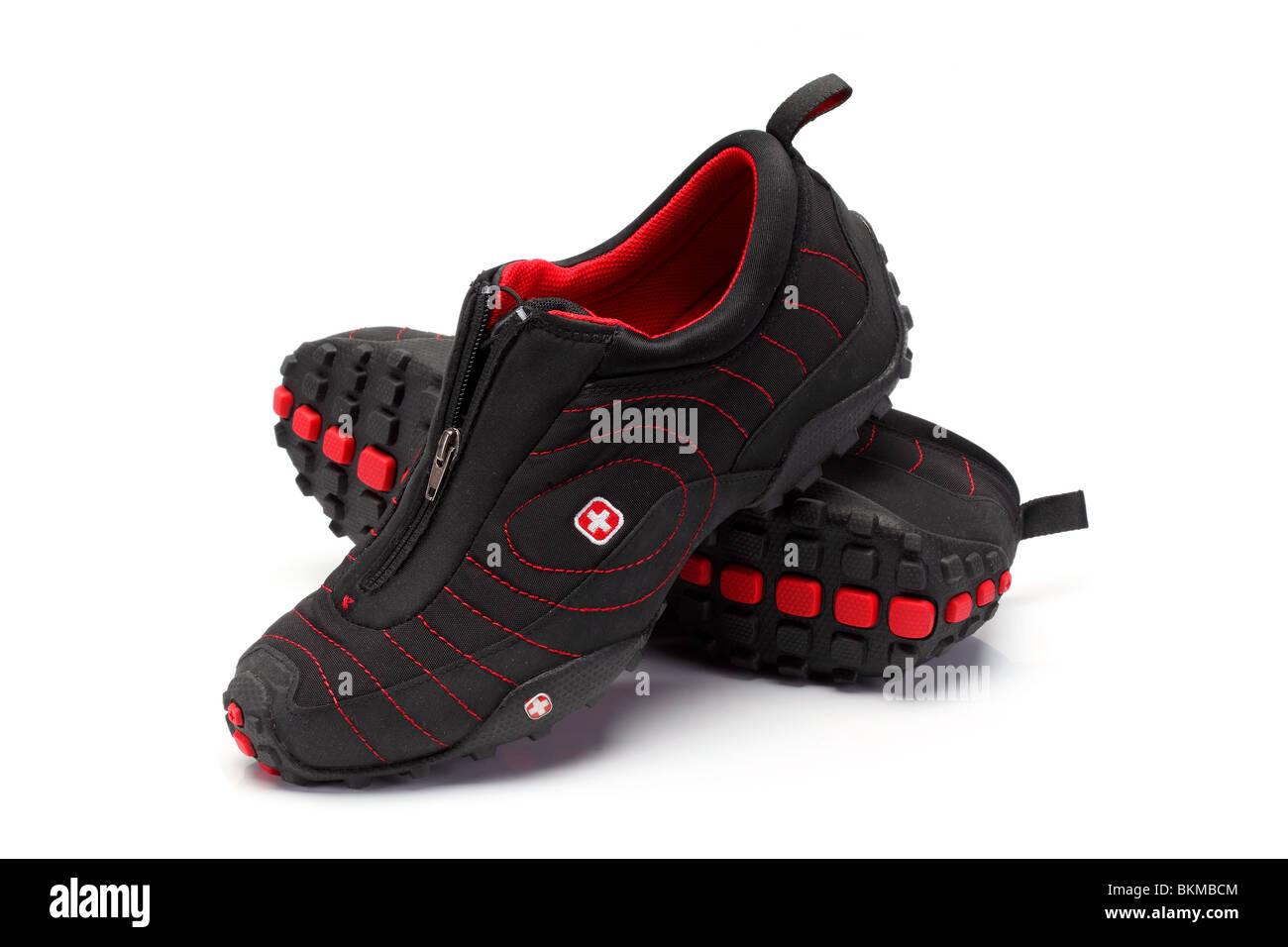 Chaussures sport chaussures de football coupe de l'armée suisse Photo Stock  - Alamy