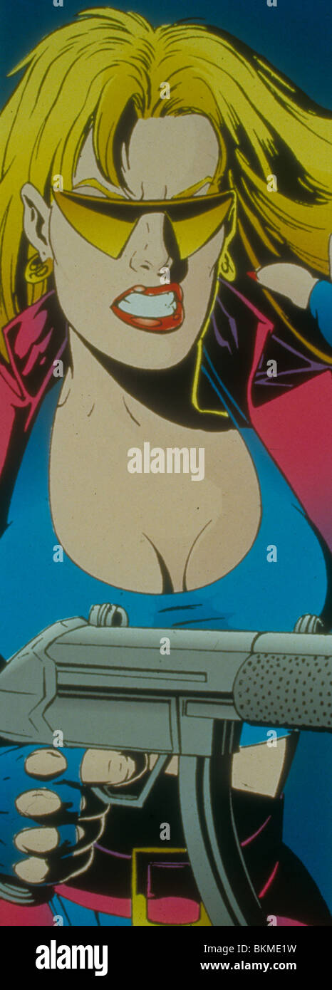 BARB WIRE -1995 ARTWORK Banque D'Images