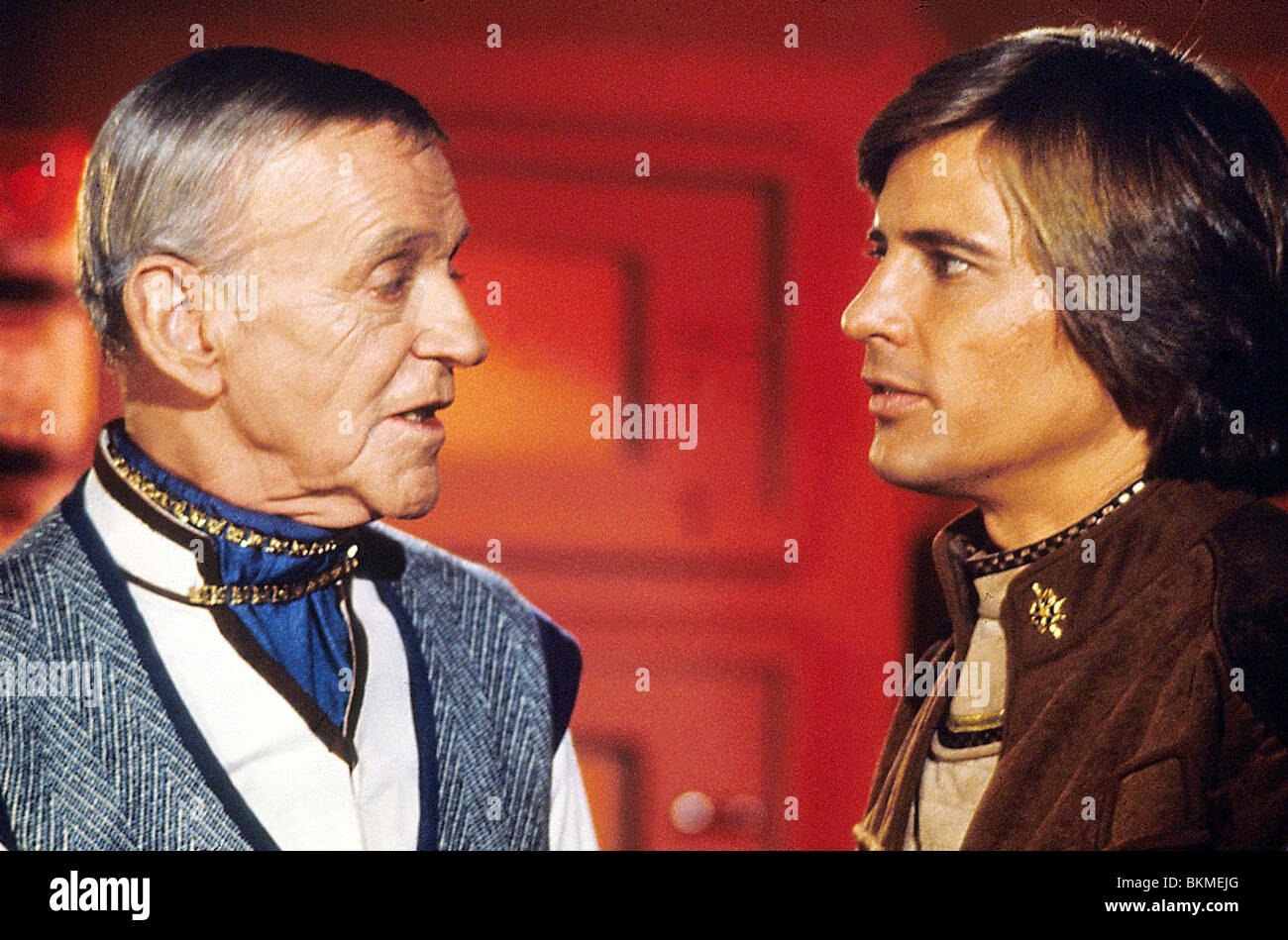 BATTLESTAR GALACTICA (1979) Fred Astaire, Dirk Benedict BTSG 003 Banque D'Images