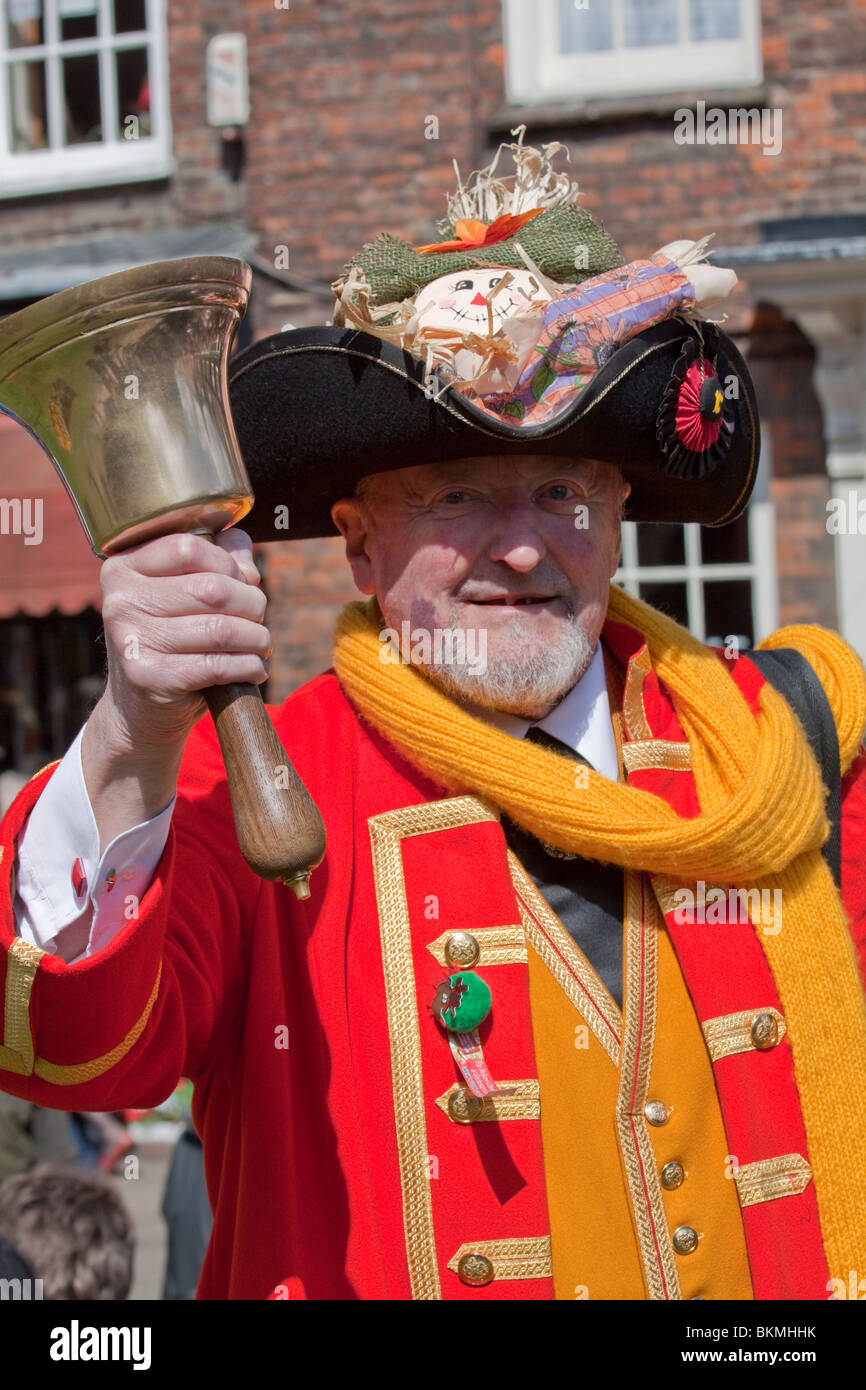 Robin Burfoot crieur public pour Rochester Kent Banque D'Images