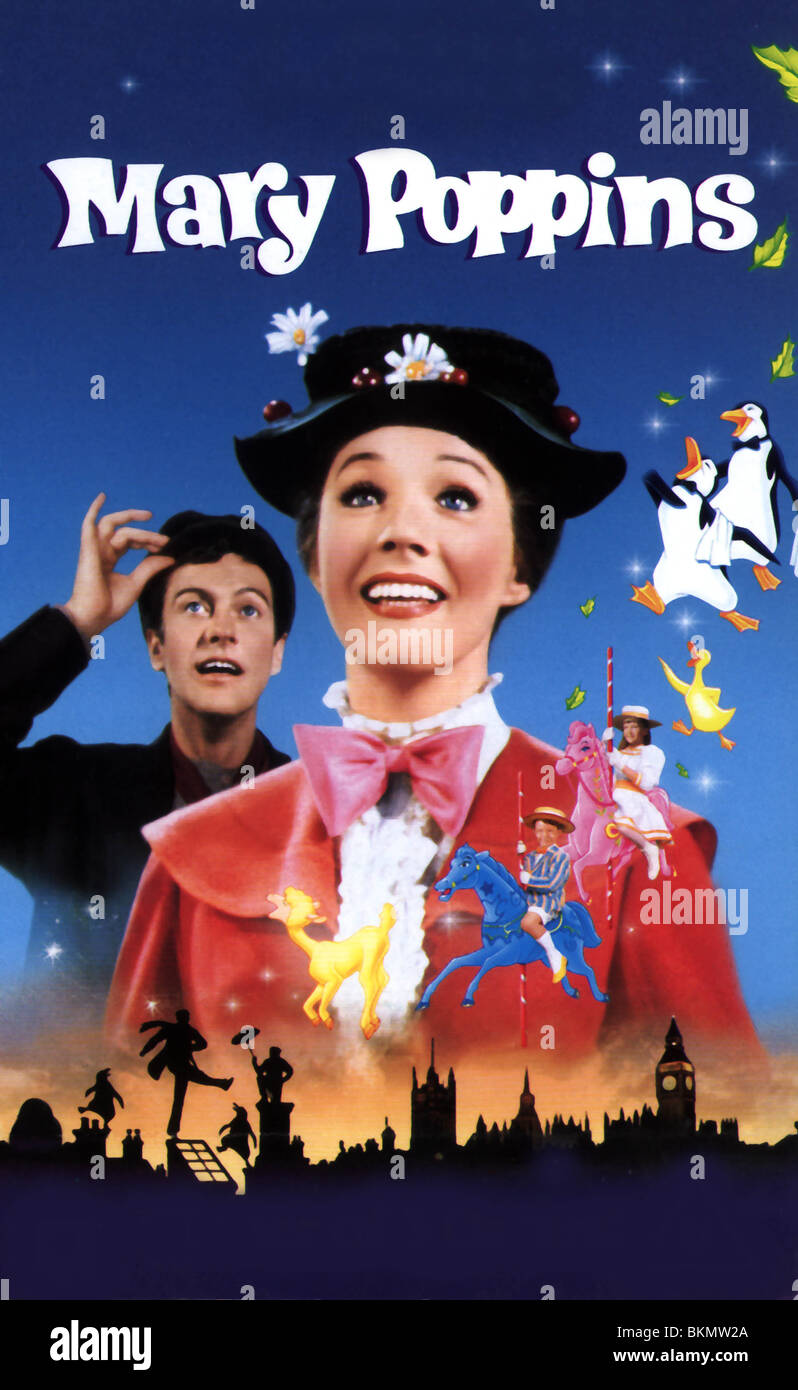 MARY POPPINS (1964) DISNEY POSTER CRÉDIT MYPS 001VS Banque D'Images