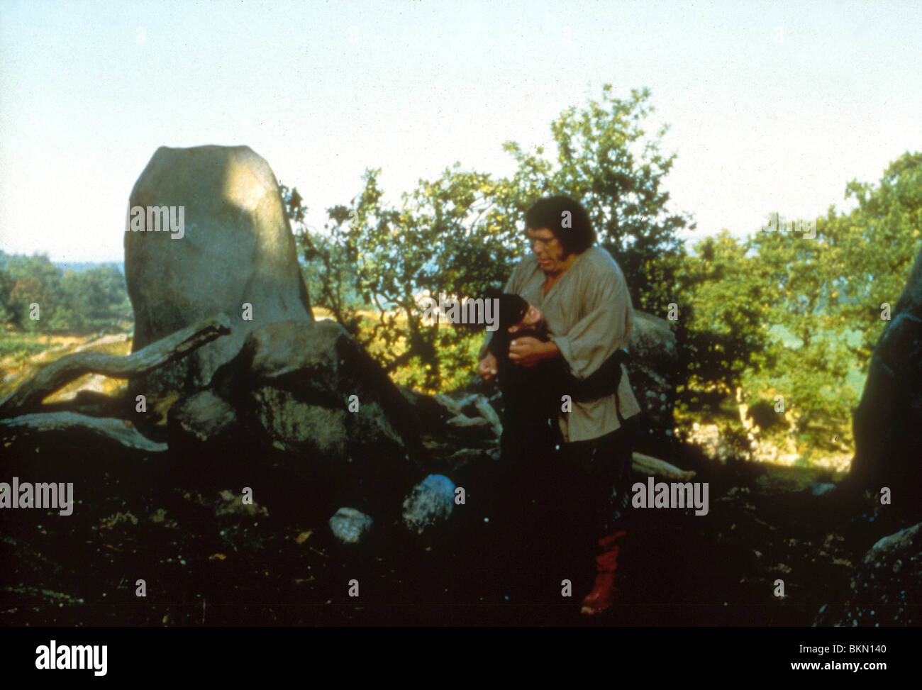 Le Princess Bride (1987) CARY ELWES, andré le géant PRB 030 Banque D'Images