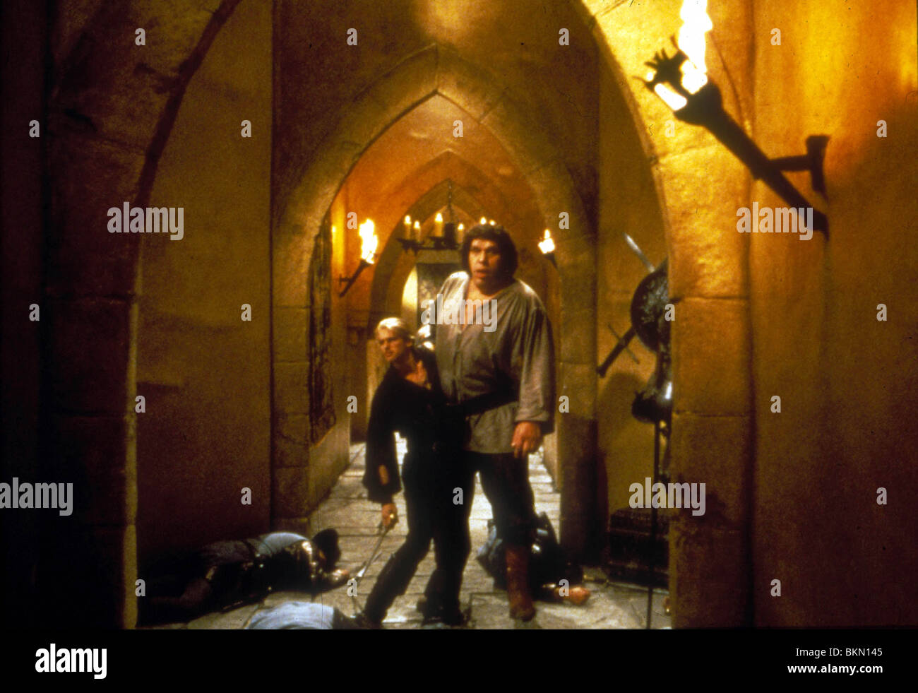 Le Princess Bride (1987) CARY ELWES, andré le géant PRB 035 Banque D'Images