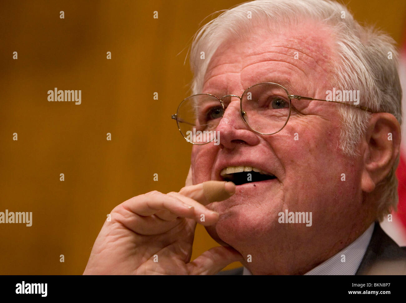 Le sénateur Edward Kennedy. Banque D'Images