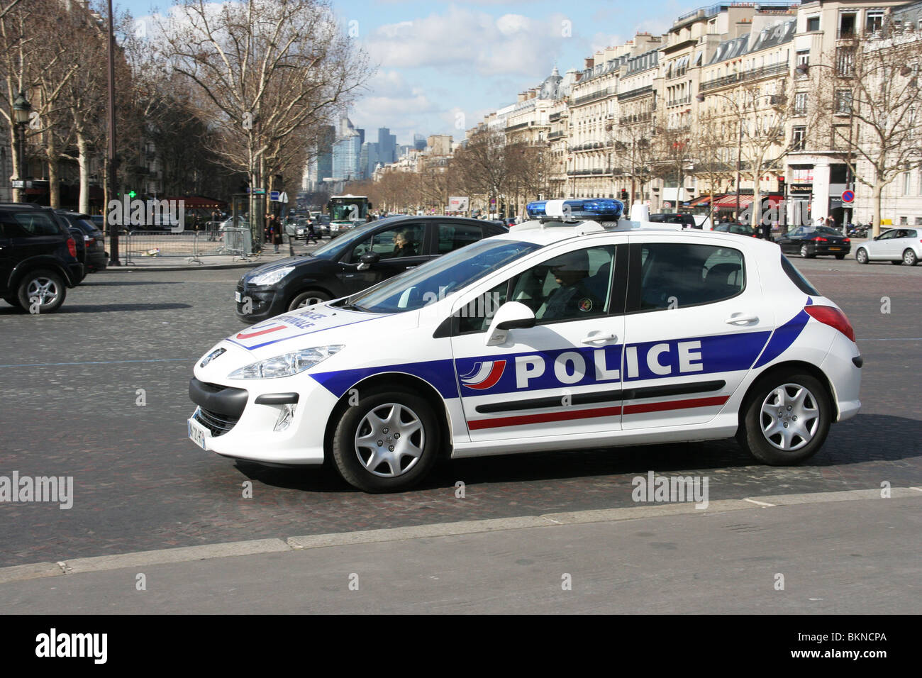 La police. Paris, France. L'Europe Banque D'Images