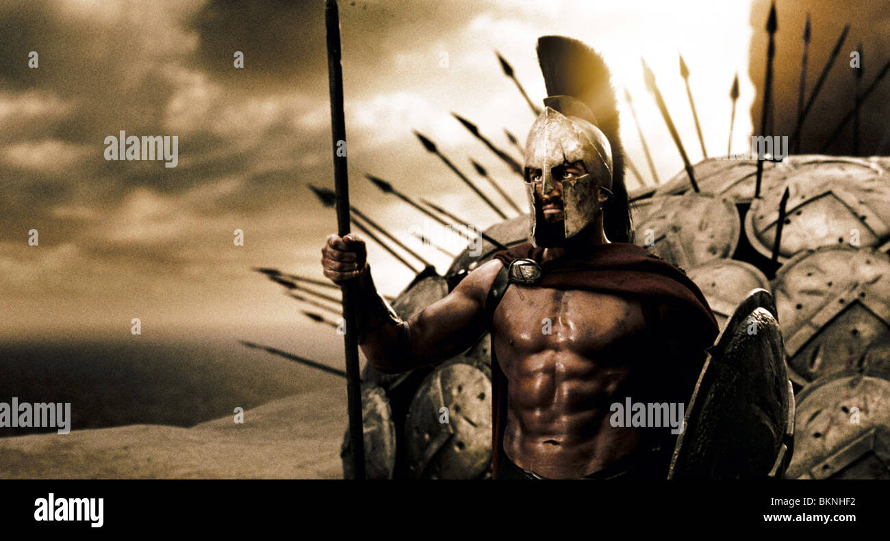 300 -2006 GERARD BUTLER Banque D'Images