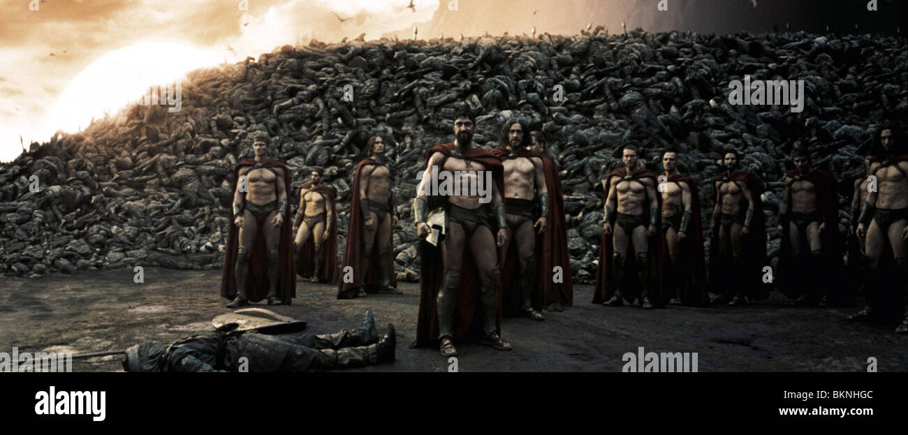 300 (2006) TOM SAGESSE, GERARD BUTLER, VINCENT REGAN 300-001-20 Banque D'Images