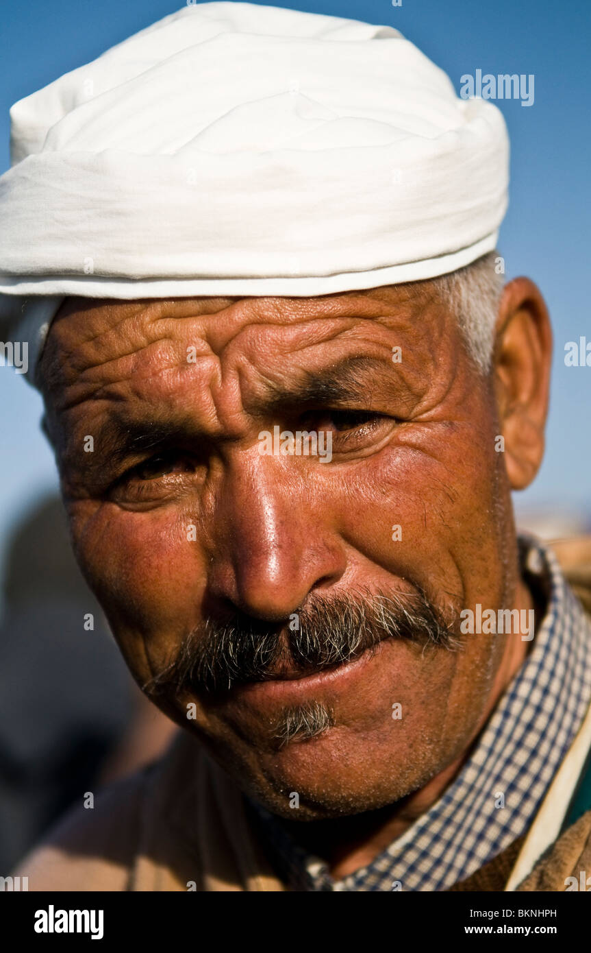 Portrait d'un homme berbère. Banque D'Images