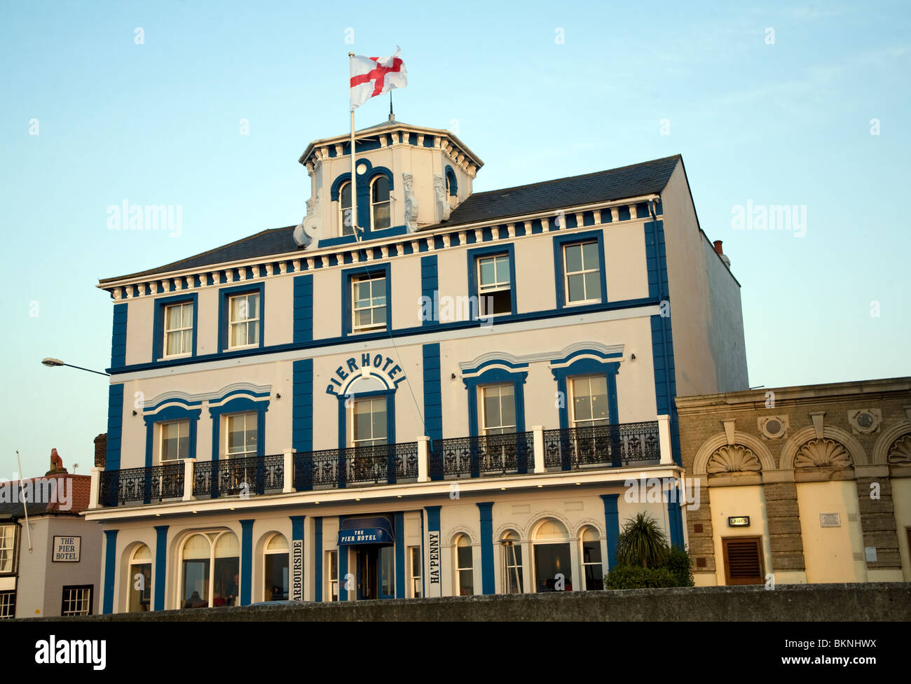 Pier Hotel, Harwich, Essex Banque D'Images