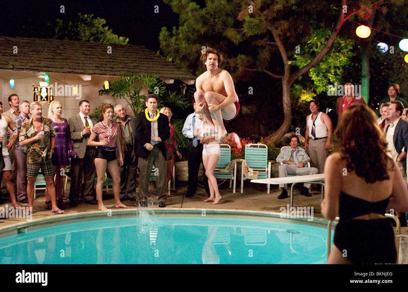 Présentateur : LA LÉGENDE DE RON BURGUNDY (2004) Will Ferrell 001-05 ANCH Banque D'Images