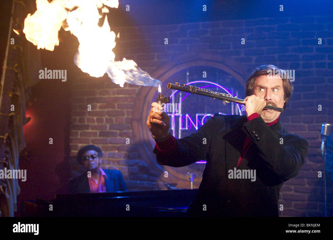 Présentateur : LA LÉGENDE DE RON BURGUNDY (2004) Will Ferrell 001-06 ANCH Banque D'Images