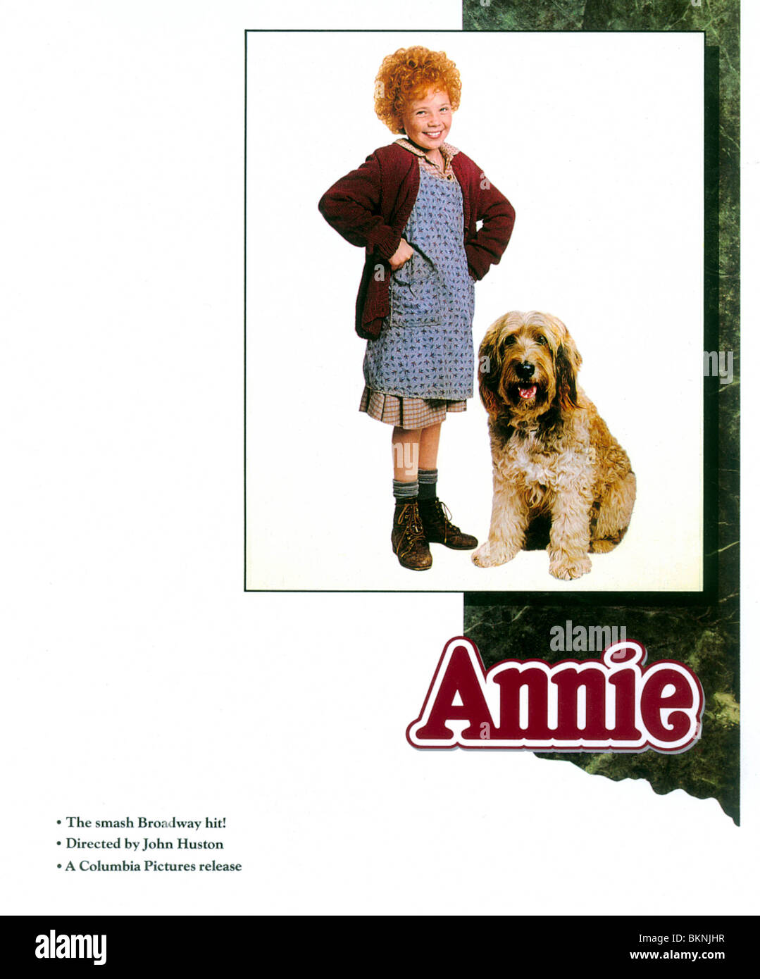 ANNIE -1982 POSTER Banque D'Images