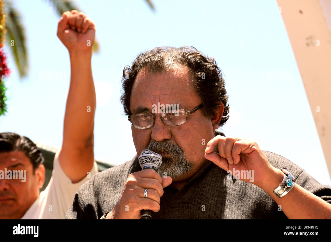 La Gran Marcha sur le 1 er mai 2010, à Tucson, Arizona, USA, pour protester contre le projet de loi SB1070 qui cible l'immigration illégale. Banque D'Images