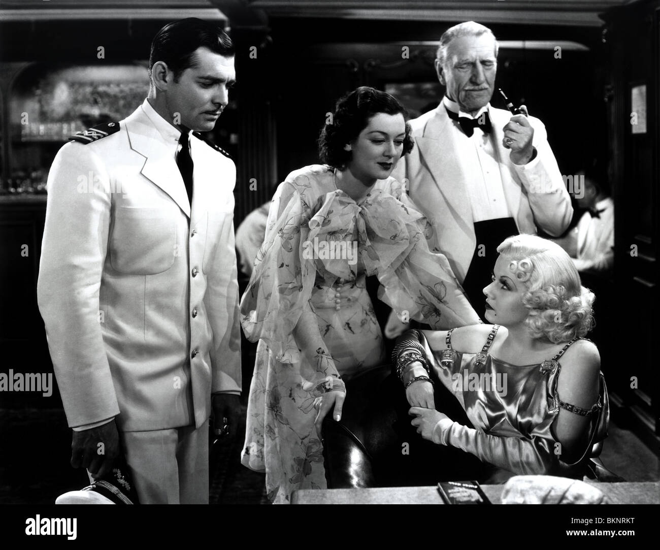 Mer de Chine (1935), Clark Gable, JEAN HARLOW, C AUBREY SMITH, Rosalind Russell Tay Garnett (DIR) CHSA 002P Banque D'Images