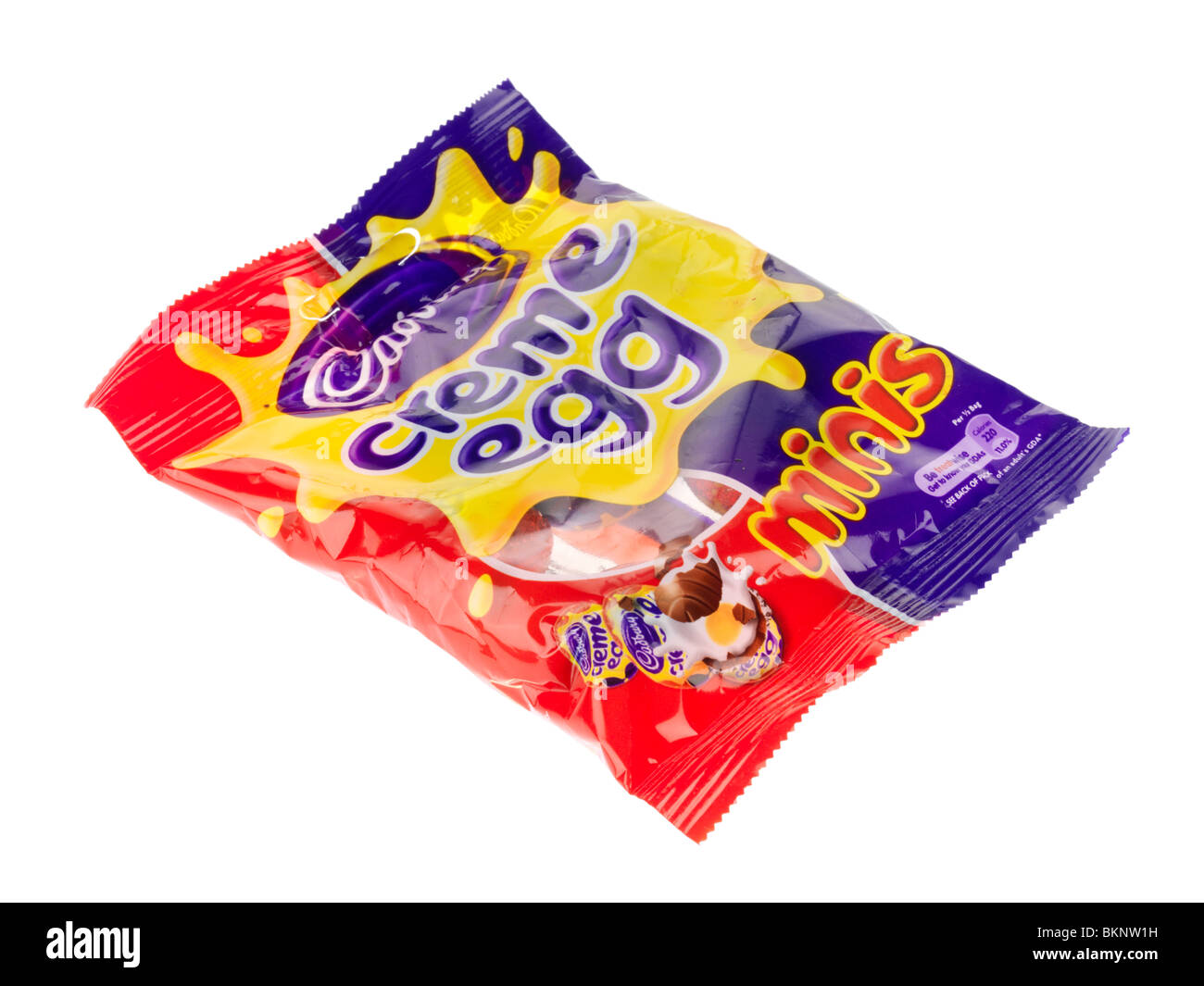 Creme oeufs Banque D'Images