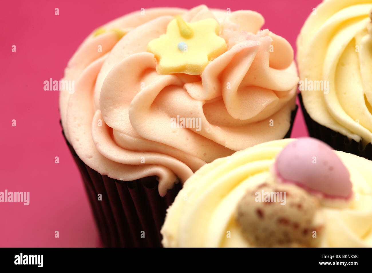 Easter cup cakes Banque D'Images
