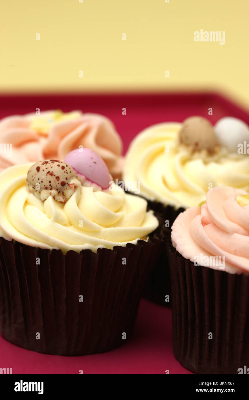 Easter cup cakes Banque D'Images