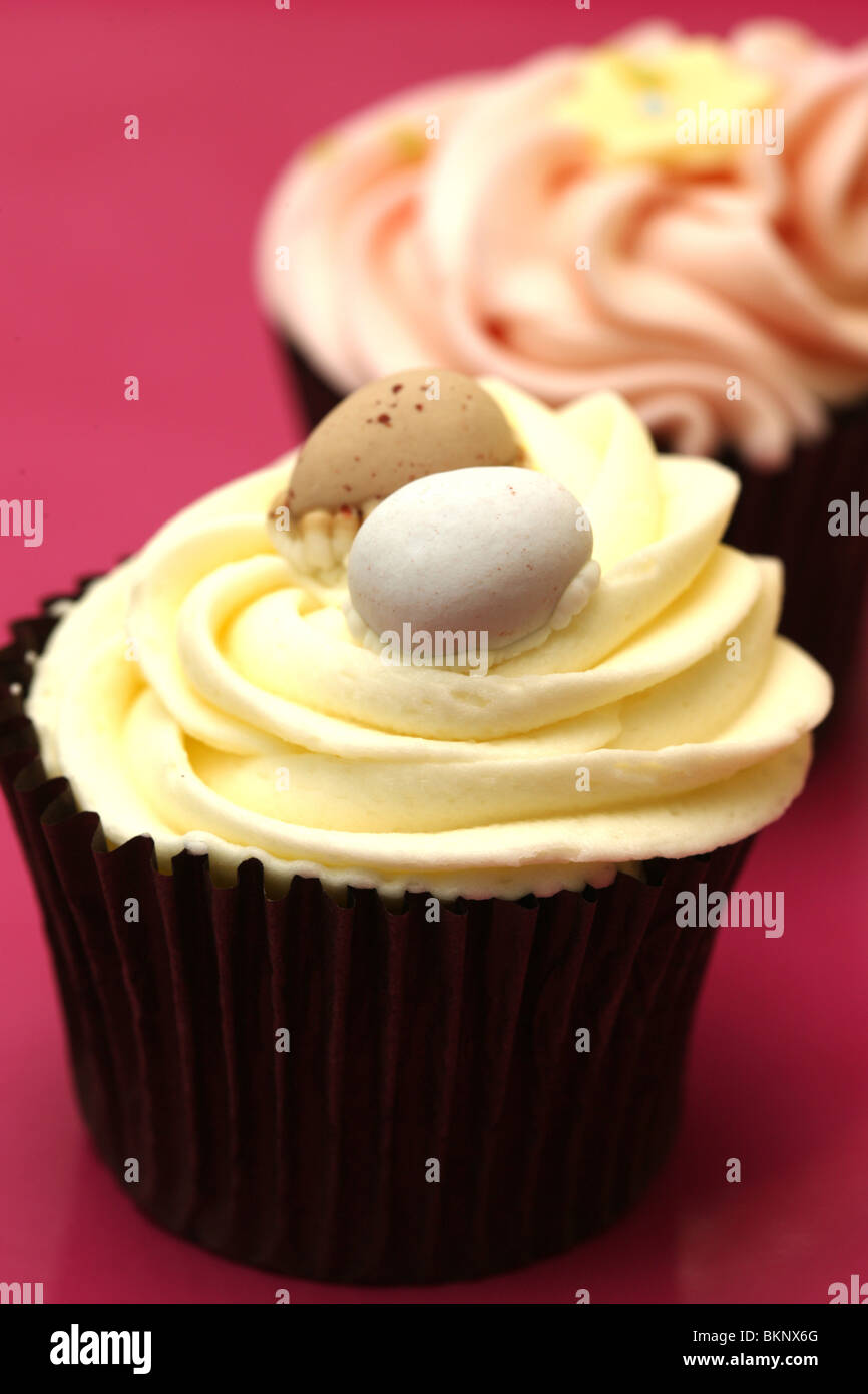 Easter cup cakes Banque D'Images
