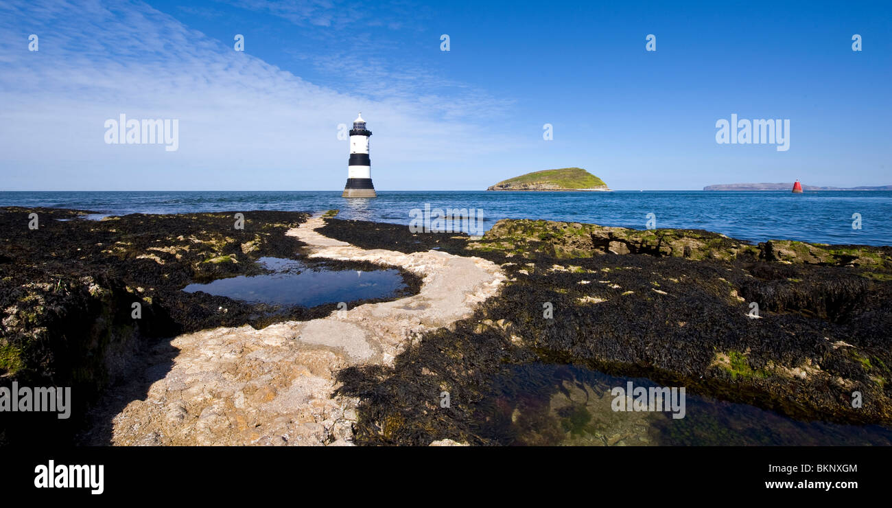 Penmon Point Lighthouse, Anglesey Banque D'Images