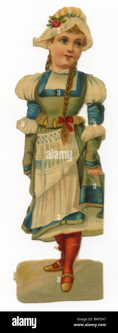 La jeune servante Banque D'Images