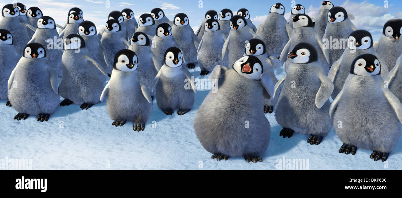 HAPPY FEET -2006 ANIMATION Banque D'Images
