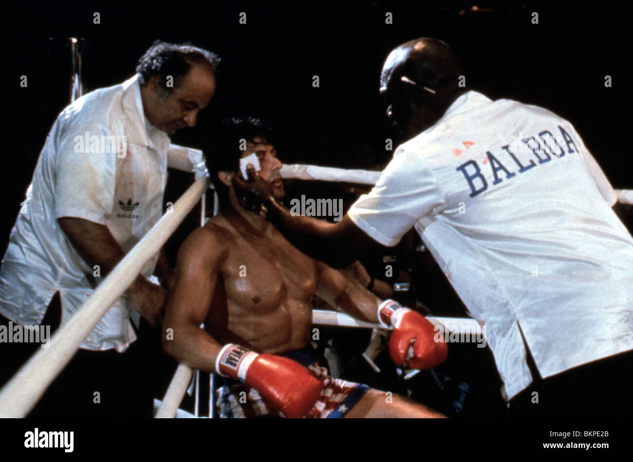 ROCKY IV (1985), Sylvester Stallone RK4 072 Banque D'Images