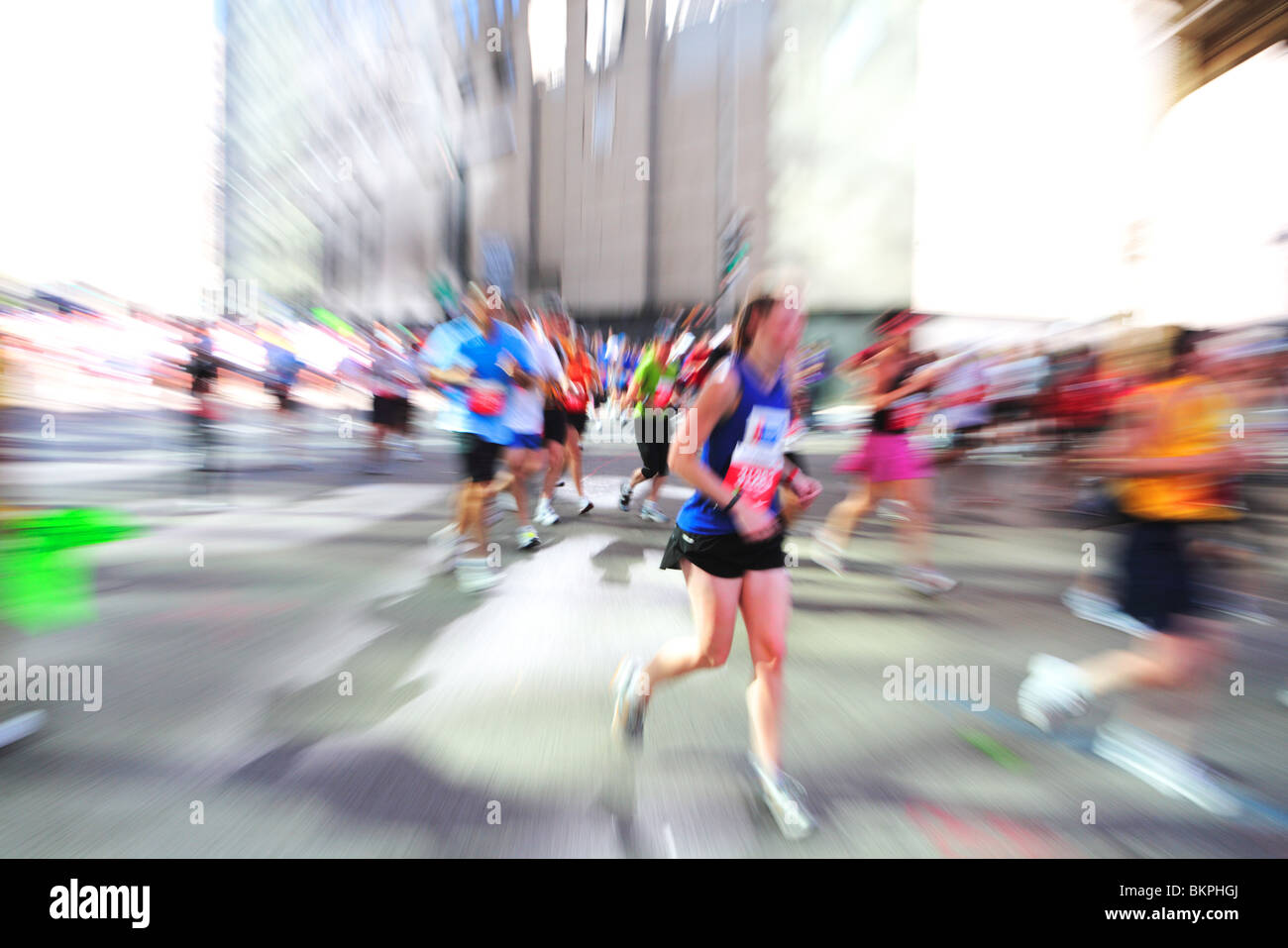 MARATHON DE CHICAGO ; Marathon de Chicago ; Banque D'Images