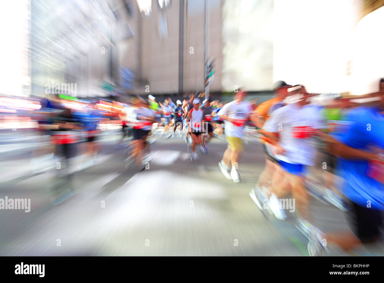 MARATHON DE CHICAGO ; Marathon de Chicago ; Banque D'Images