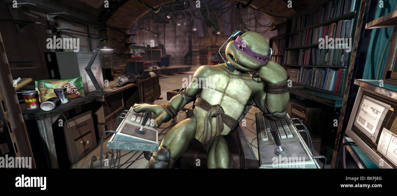 TMNT (2007) Teenage Mutant Ninja Turtles (ALT) DONATELLO TMNT 001-21 Banque D'Images