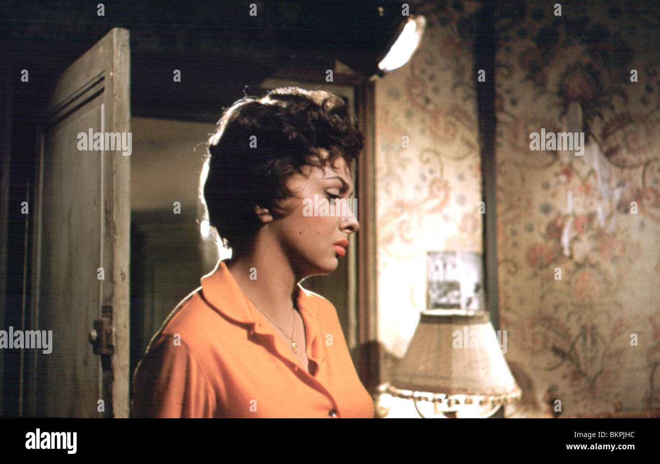 -1956 trapèze Gina Lollobrigida Banque D'Images