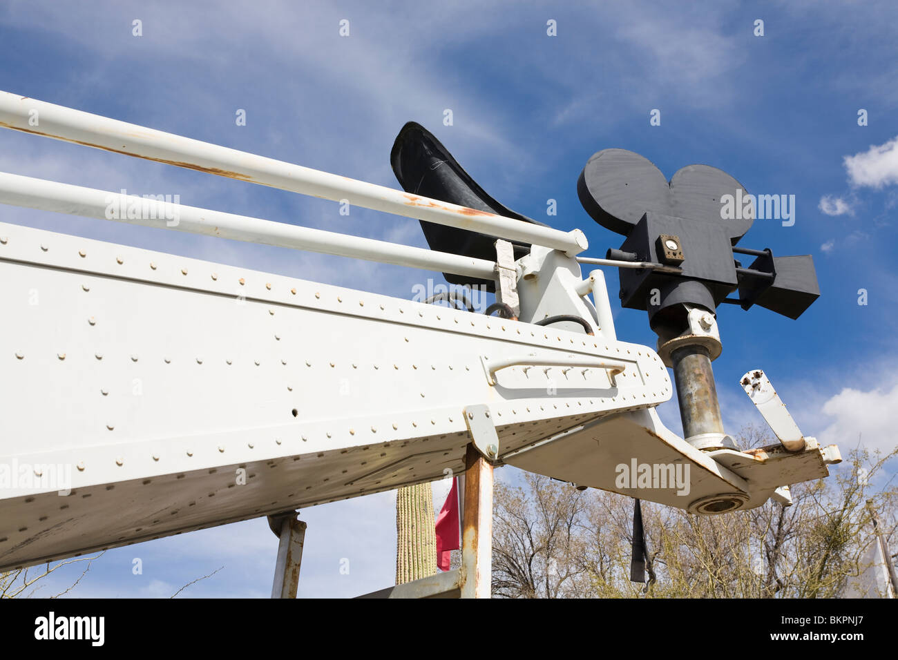 Old Tucson Studios prop. de la flèche de l'appareil photo Tucson, Arizona. Banque D'Images