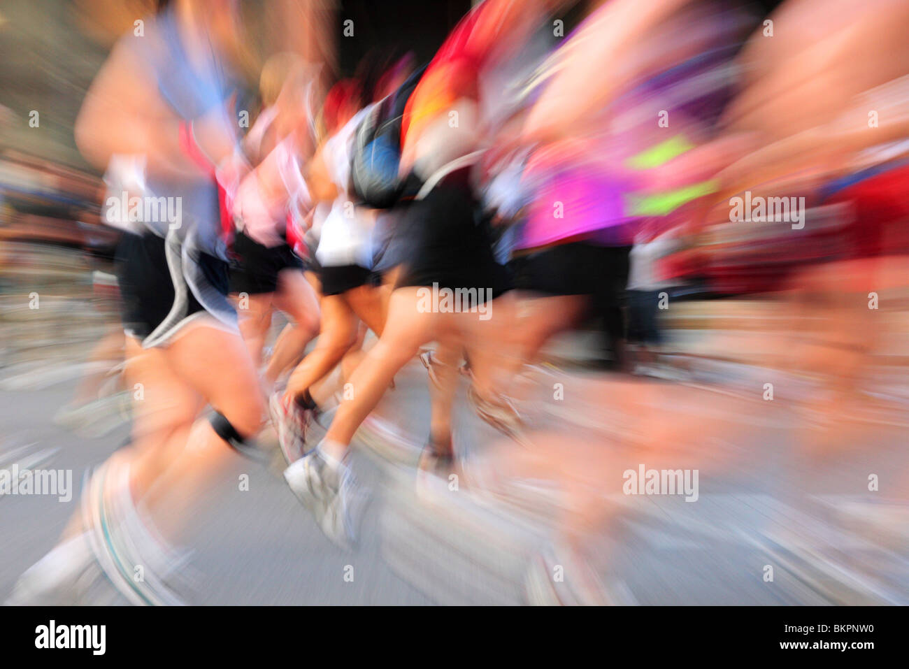 MARATHON DE CHICAGO ; Banque D'Images