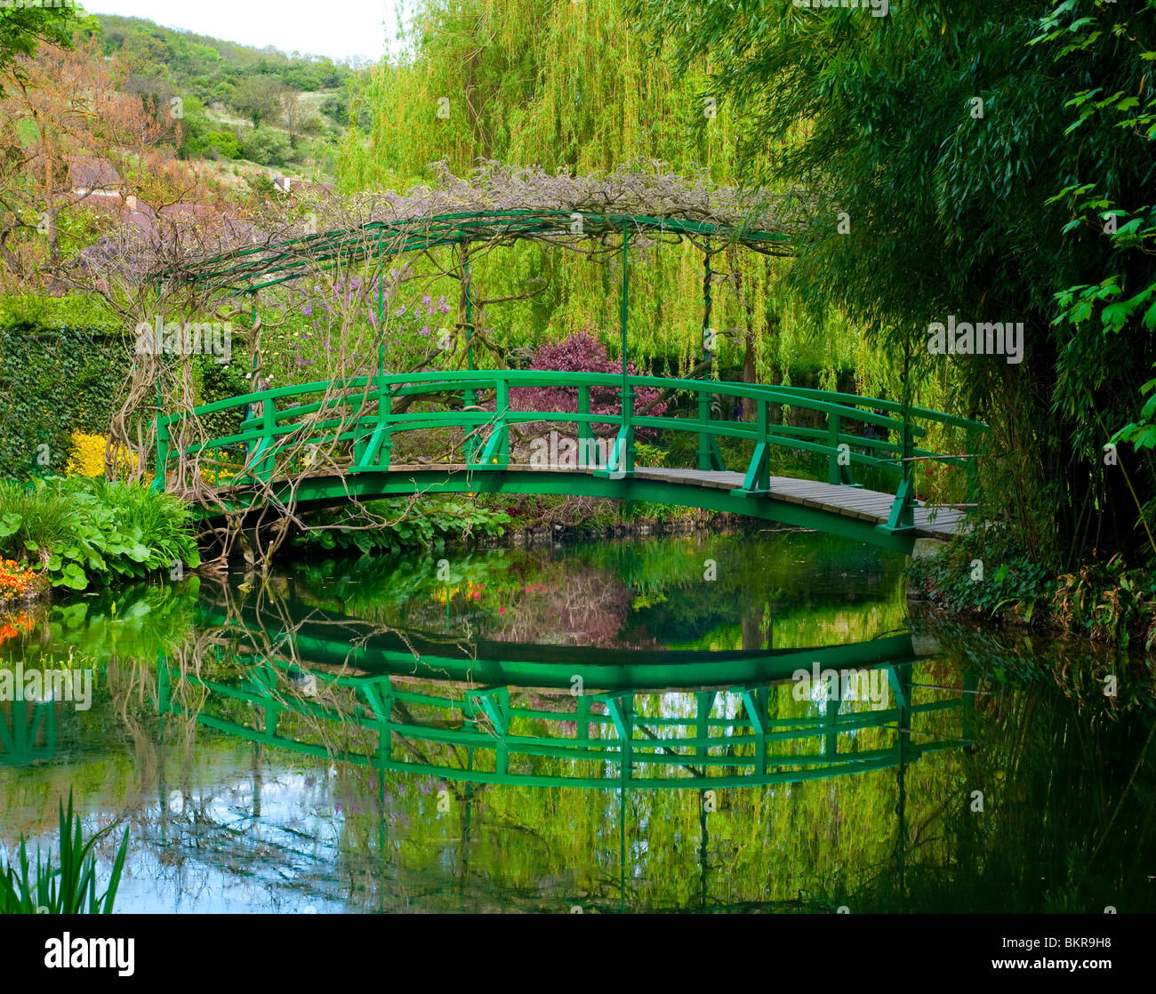 Le jardin de Monet, Giverny, Eure, Normandie, France, Europe Banque D'Images