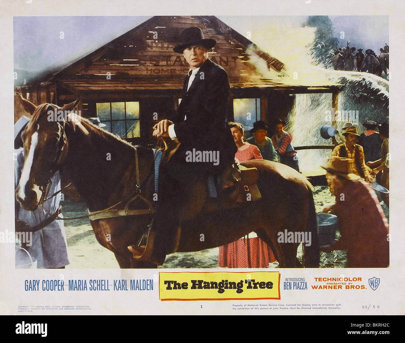 Le HANGING TREE (1959) GARY COOPER Delmer Daves (DIR) 003 Banque D'Images
