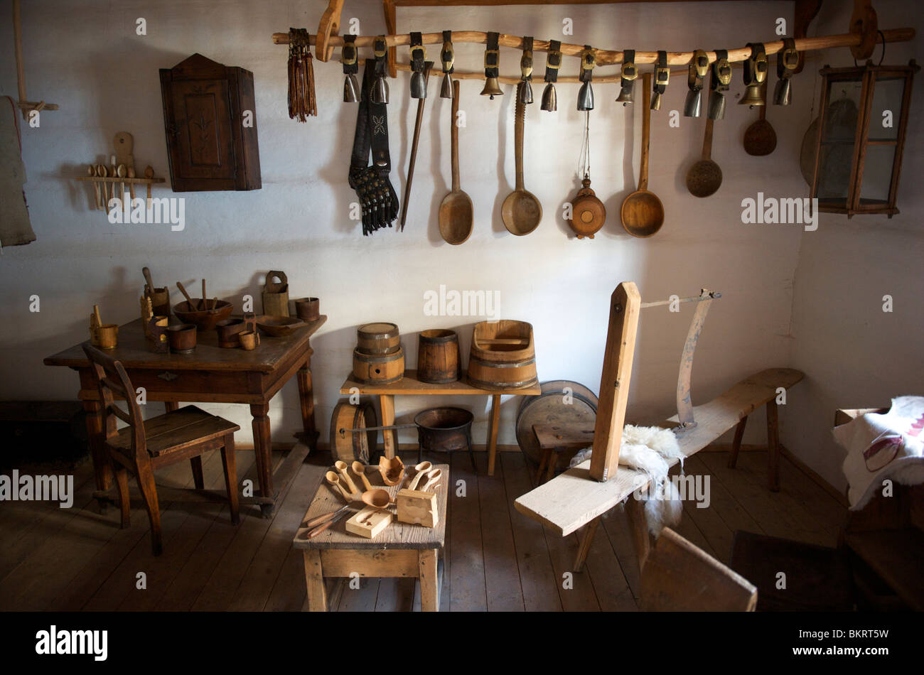 La Slovaquie, Pribylina, village de Liptov open air museum Banque D'Images