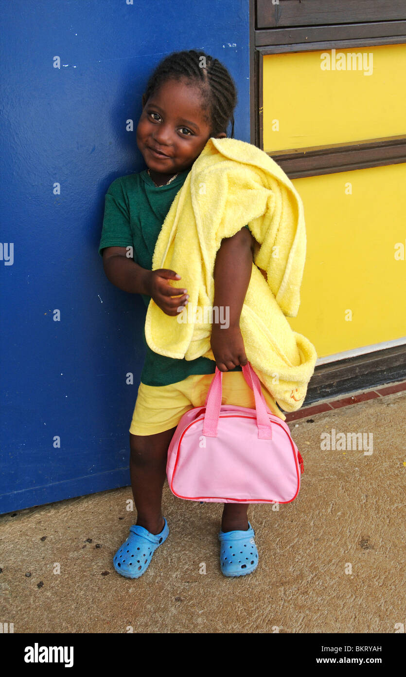 Curaçao, école à seru fortuna Banque D'Images