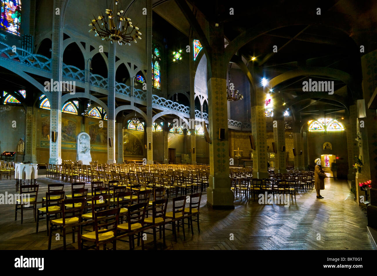 SAINT JEAN DE MONTMARTRE, PARIS, FRANCE Banque D'Images