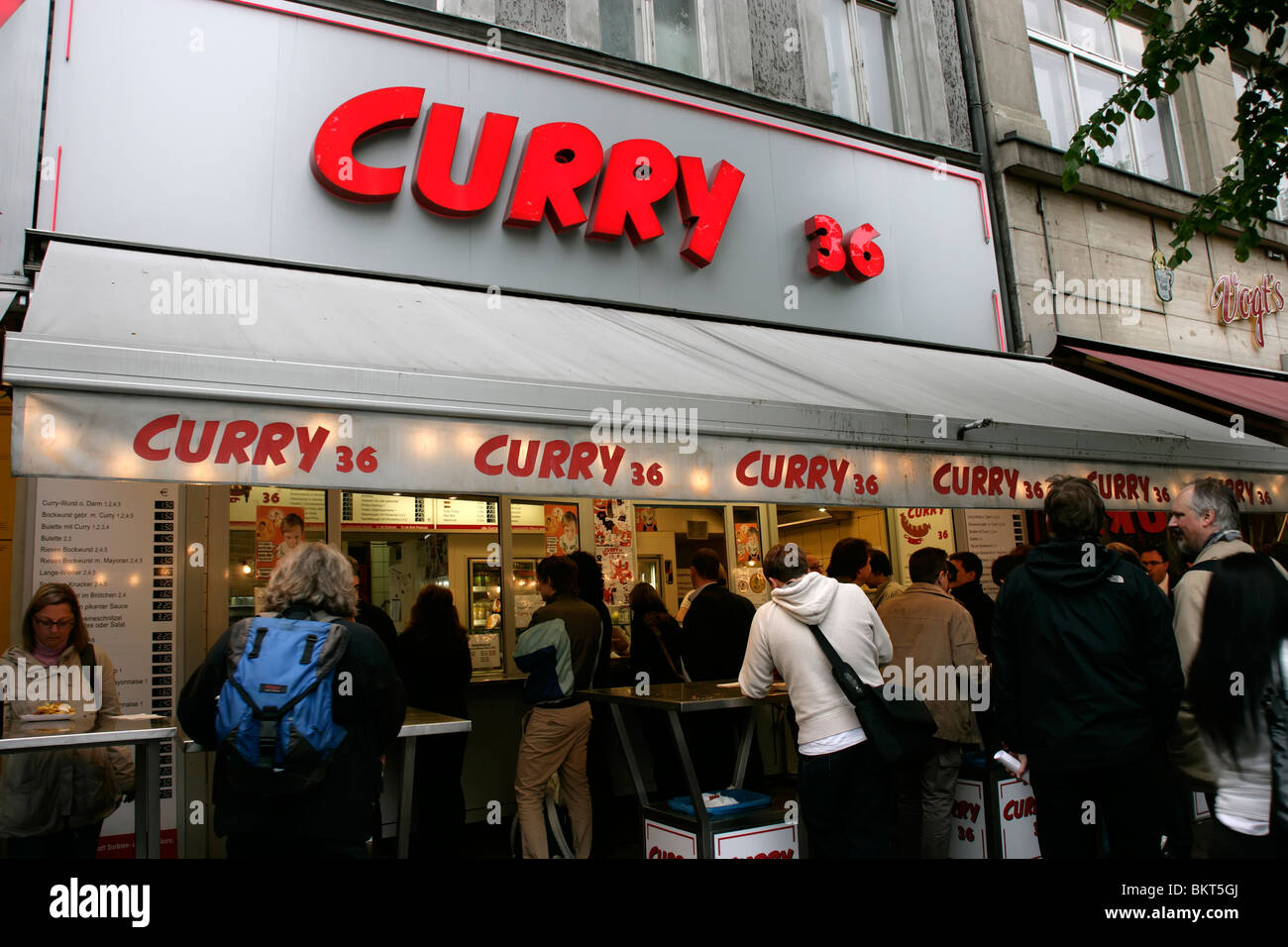 36 Curry à Berlin, Allemagne Banque D'Images