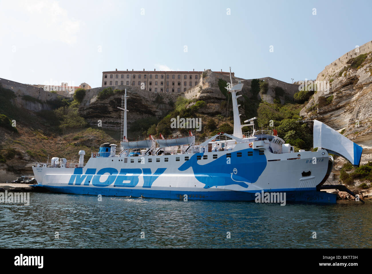 Ferry de Bonifacio Banque D'Images