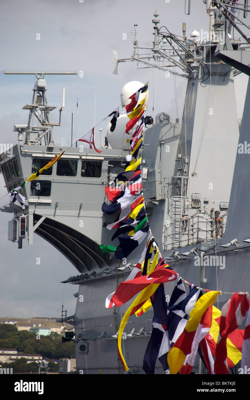 Jours de la marine 2009 à bord du porte-avions HMS Ocean, Devonport, Plymouth, Devon, UK Banque D'Images