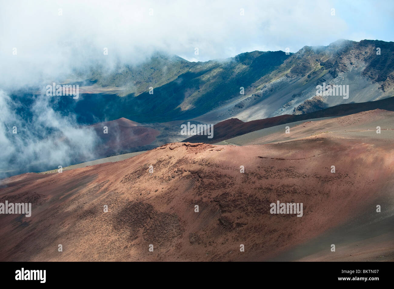 Le Parc National de Haleakala, Maui, Hawaii, USA Banque D'Images