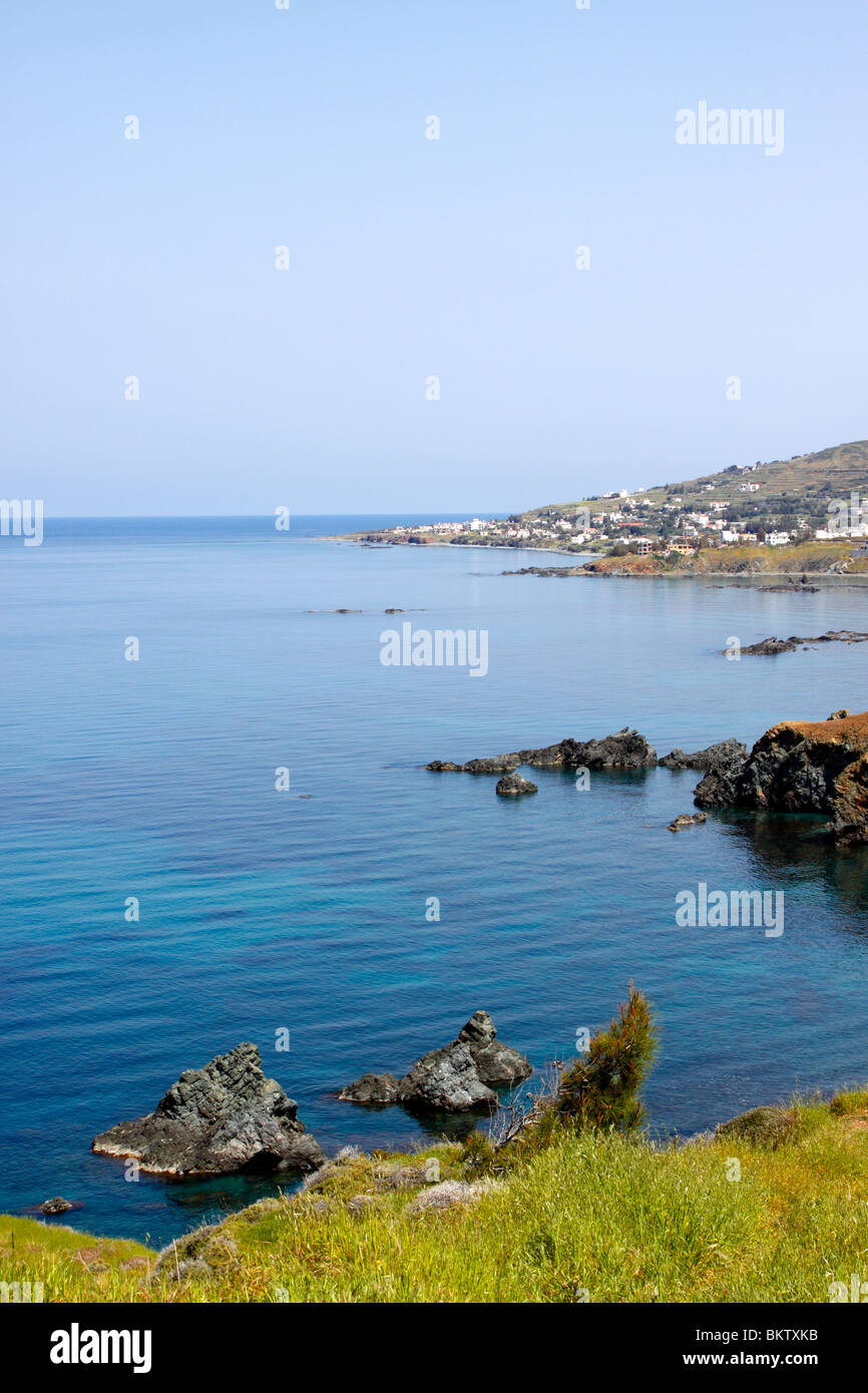 La baie de CHRYSOCHOU. Chypre Europe. Banque D'Images