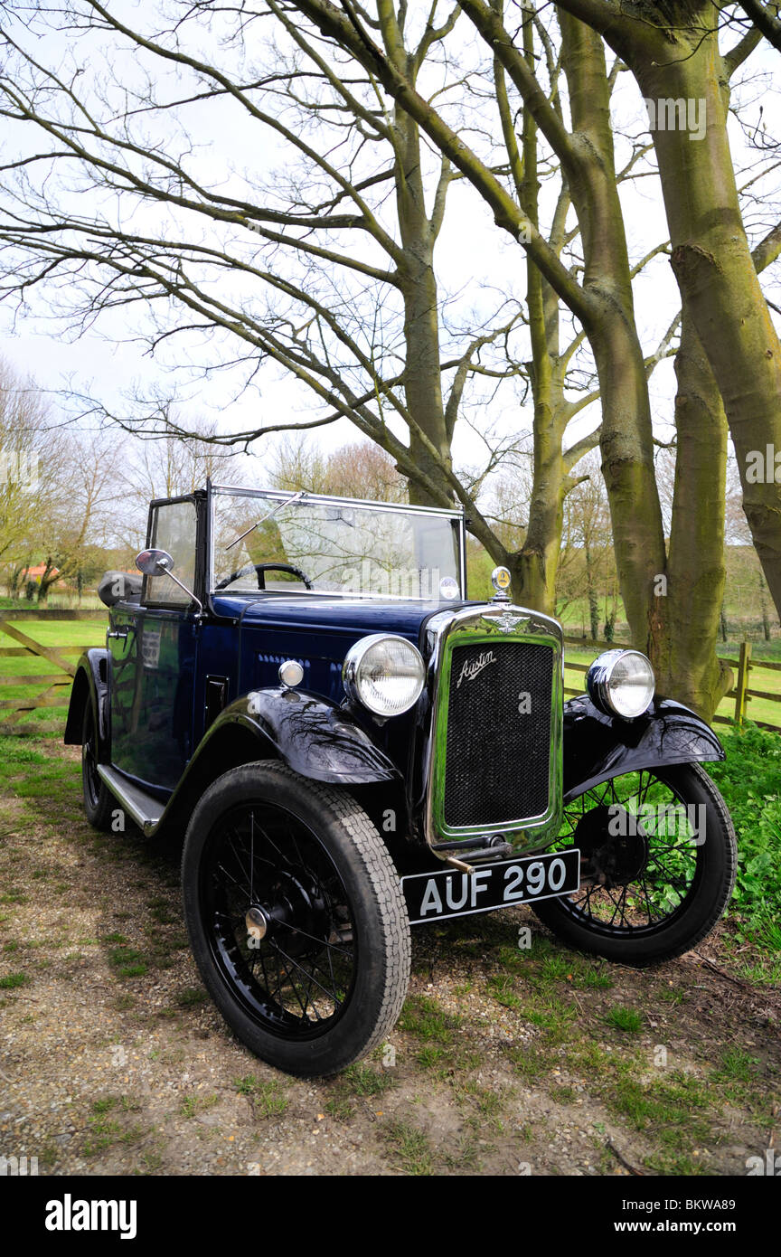 1934 Austin 7 deux places de l'Opale. Banque D'Images