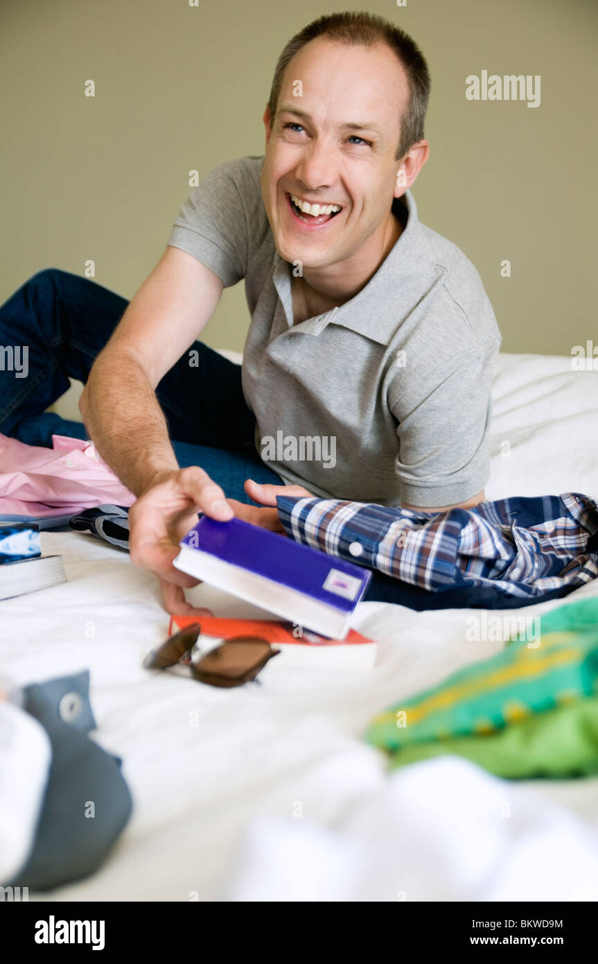 Homme heureux Banque D'Images